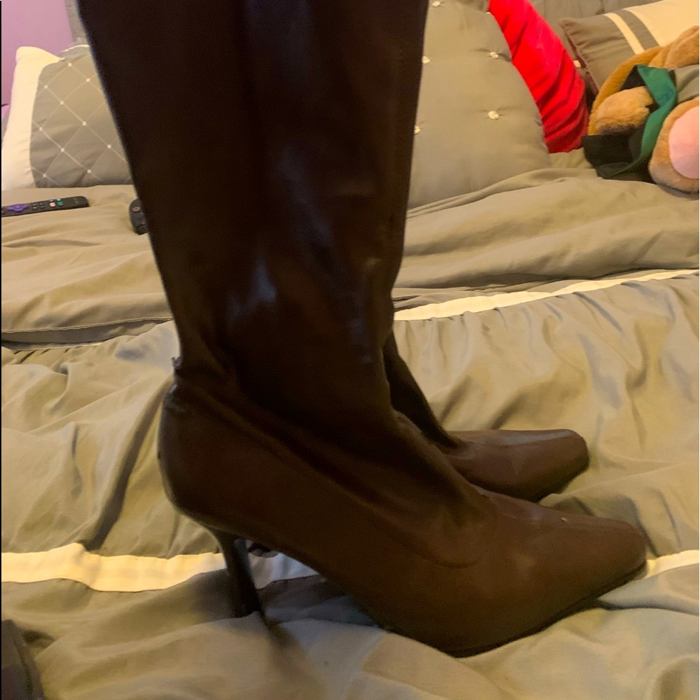 Brown Steve Madden Calf Boots Women’s US Size 7